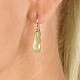 Earrings premnit cut drop Ag 925/1000 + Rh