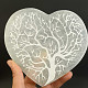 Tree of life selenite heart approx. 14 cm