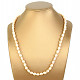 Oval pearl necklace 57cm