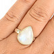 Ring moonstone drop size 53 Ag 925/1000 4.2g
