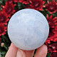 Ball of blue calcite from Madagascar Ø55mm