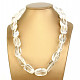 Crystal necklace with large stones 56cm Ag 925/1000 clasp (248g)