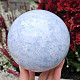 Large sphere blue calcite from Madagascar Ø97mm