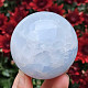 Ball of blue calcite (Madagascar) Ø65mm