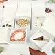 Openable gift box white 7.5 x 7.5 cm