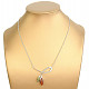 Elegantní náhrdelník s jantary Ag 925/1000 43 - 46,6cm 6,2g