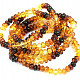 Amber bracelet pebbles mix
