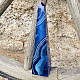 Agate blue obelisk (Brazil) 624g