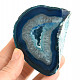Agate dyed geode with cavity 217g