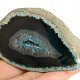 Agate dyed geode with cavity 132g
