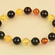 Amber bracelet balls mix 8mm + 10mm