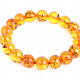 Bracelet made of amber balls 10mm (12g)