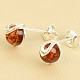 Amber earrings (Ag 925/1000)