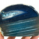 Candle holder blue dyed agate 759g