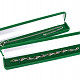 Velvet green gift box for bracelet 240 x 43mm