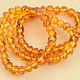 Amber bracelet light honey pebbles