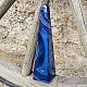 Agate blue obelisk (Brazil) 624g