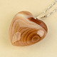 Heart pendant agate sardonyx Ag 925/1000