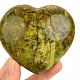 Madagascar green opal heart 310g