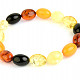 Amber mix color bracelet 9.3g