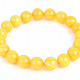 Milky amber bracelet beads 10mm (11g)