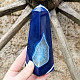 Agate blue obelisk (Brazil) 448g