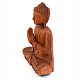 Meditating Buddha wooden large (33cm)