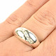 Prsten se zirkony stříbro Ag 925/1000