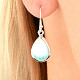 Larimar teardrop earrings Ag 925/1000 5.9g