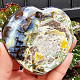 Agate heart with cavity from Brazil 202g