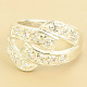Silver ring with cubic zirconia Ag 925/1000 7.2g size 56