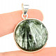Round seraphite pendant (Russia) Ag 925/1000 10.3g