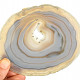 Agate natural slice with cavity (Brazil) 130g