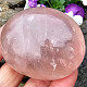 Rose quartz smooth stone from Madagascar 147g