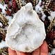 Quartz-calcite geode from Morocco 194g
