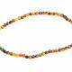 Tiger's eye bracelet with polished beads 3mm