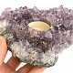 Natural amethyst candlestick from Brazil 799g
