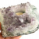 Natural amethyst candlestick from Brazil 1437g