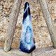 Blue agate obelisk from Brazil 528g
