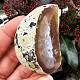 Natural agate geode with cavity (Brazil) 98g