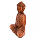 Meditating buddha wooden large (Indonesia) 33cm