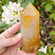 Pointed crystal with limonite (Madagascar) 381g