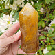 Pointed crystal with limonite (Madagascar) 548g