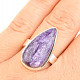 Charm large ring drop Ag 925/1000 6.7g size 57
