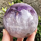 Amethyst ball with cavity with crystals Ø85mm Brazil