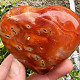 Carnelian polished heart (Madagascar) 249g
