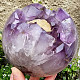 Unique amethyst ball with crystals Ø120mm Brazil