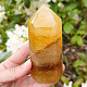 Pointed crystal with limonite (Madagascar) 327g
