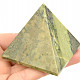 Serpentinite pyramid polished 185g