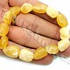 The yellow calcite tumbled stones bracelet